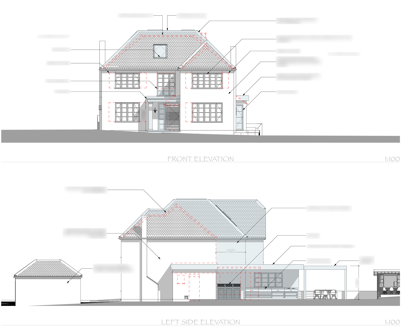 Front Elevation Exterior Design Visualisation Kent